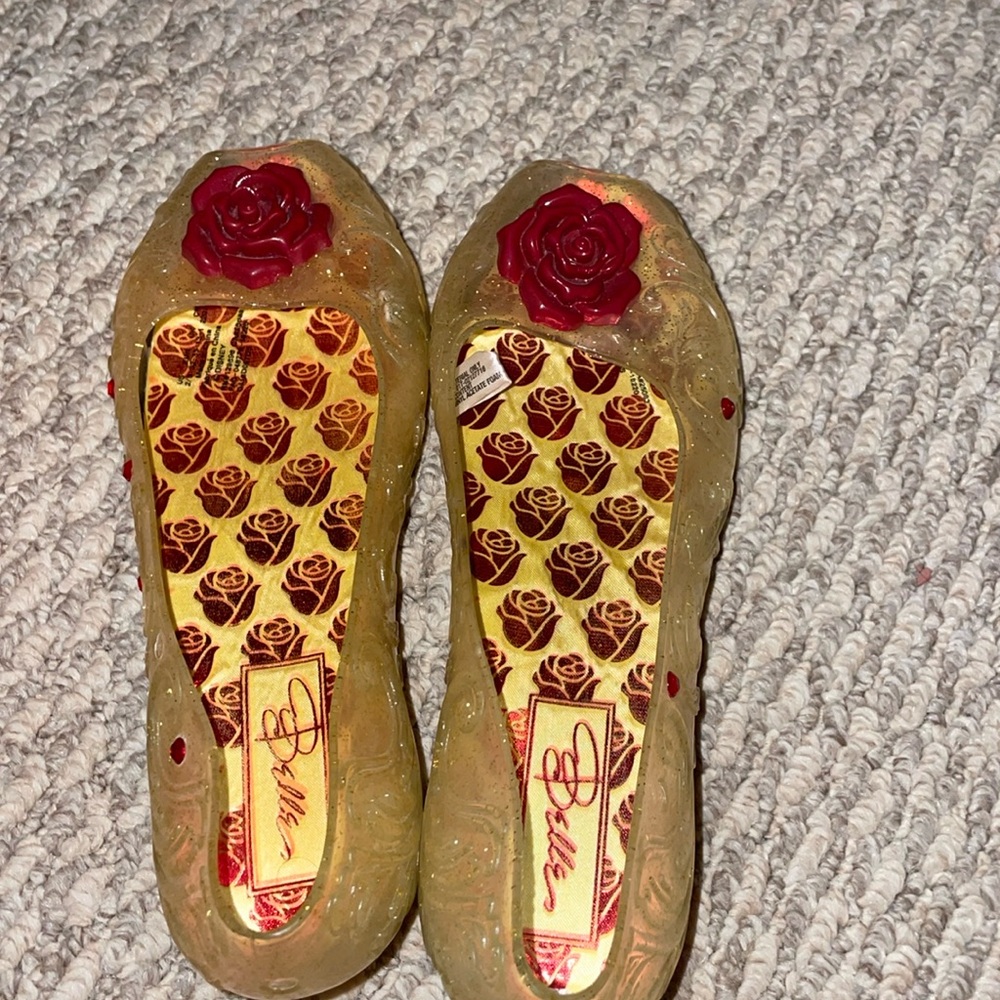 Disney princess Belle healed slippers